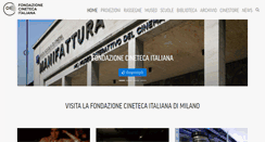 Desktop Screenshot of cinetecamilano.it